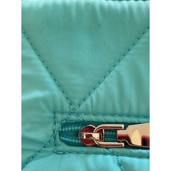 I.n.c. International Concepts Ryenne Quilted Nylon Tote Turquoise Sea NWD Large - Picture 5 of 8